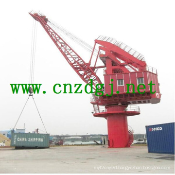 Harbor Single Jib Portal Crane for Barge Handling